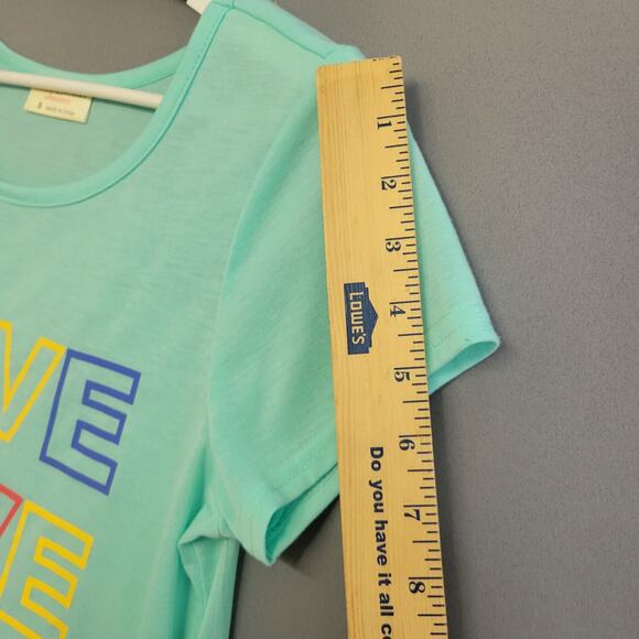 NEW Bobbie Brooks Pj Set Womens S Love Graphic Sleepwear Tee Lounge - Picture 9 of 15